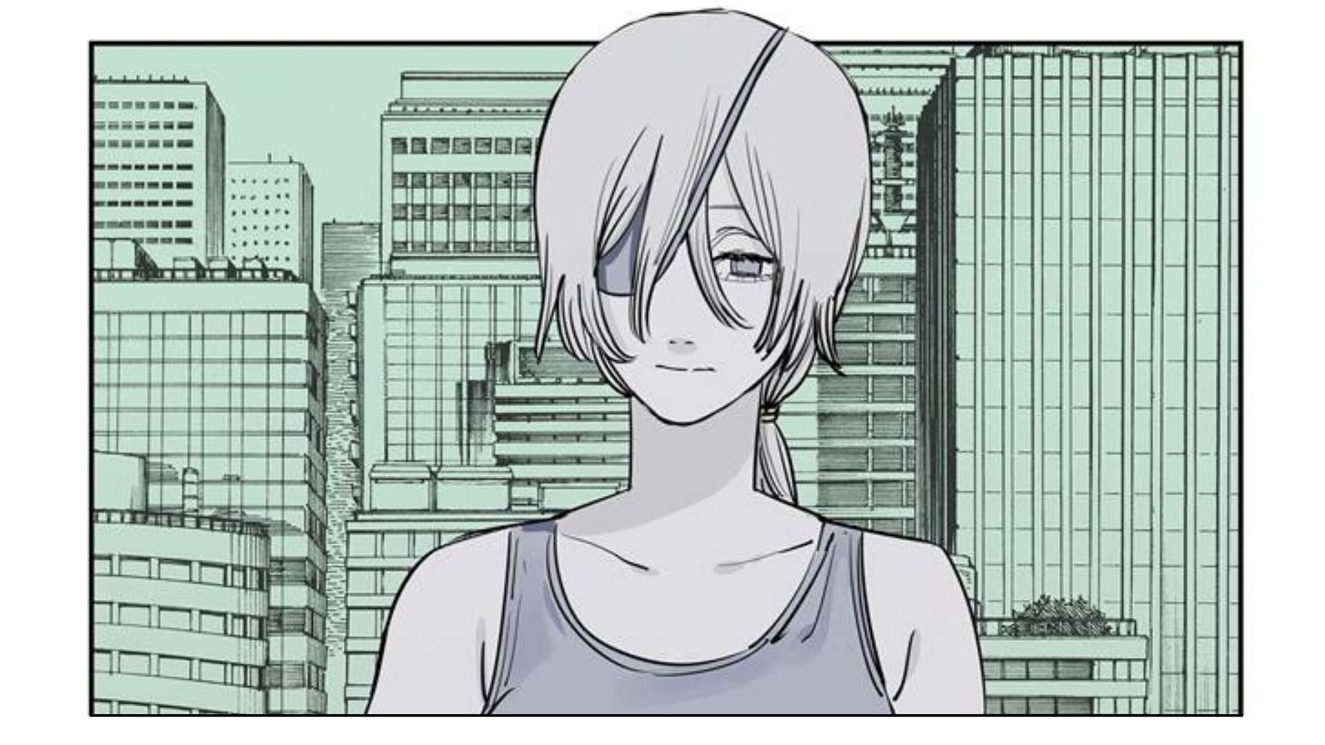 Chainsaw Man's so-called "First Devil Hunter" undoubtedly has the skills to deal with Asa and co's full group (Image via Shueisha)
